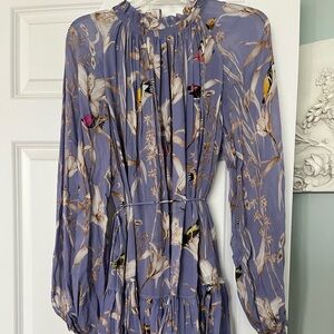 Banana Republic bird print dress size XS